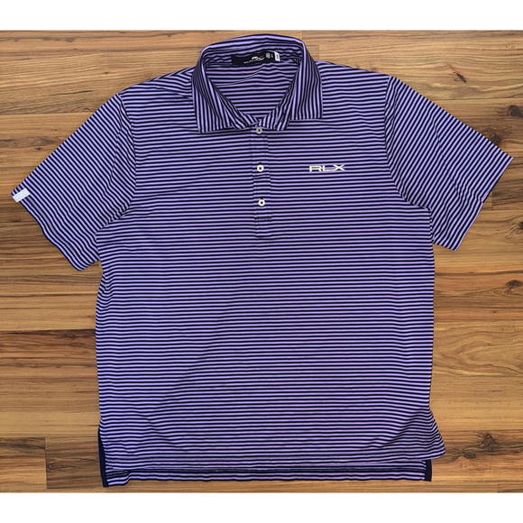 Ralph Lauren Other - RLX Ralph Lauren Golf Polo Men's XL Purple Stripe Performance Preppy Athletic